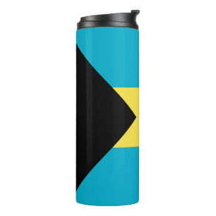 Bahamianische Flagge Thermosbecher