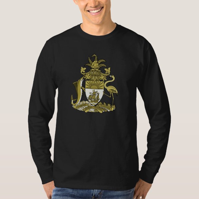 Bahamianischer Wappen T - Shirt (Vorderseite)