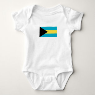 Bahamische Flagge Baby Strampler