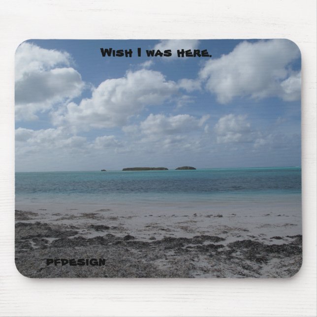 Bahamischer Strand Mousepad (Vorne)