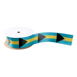 Bahamisches Flaggenband Satinband