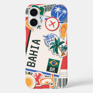 Bahia Boarding Pass - Brasilien Summer Beach Vibes iPhone 16 Hülle