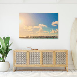 Bahia Honda Eisenbahnbrücke Florida Keys Leinwanddruck