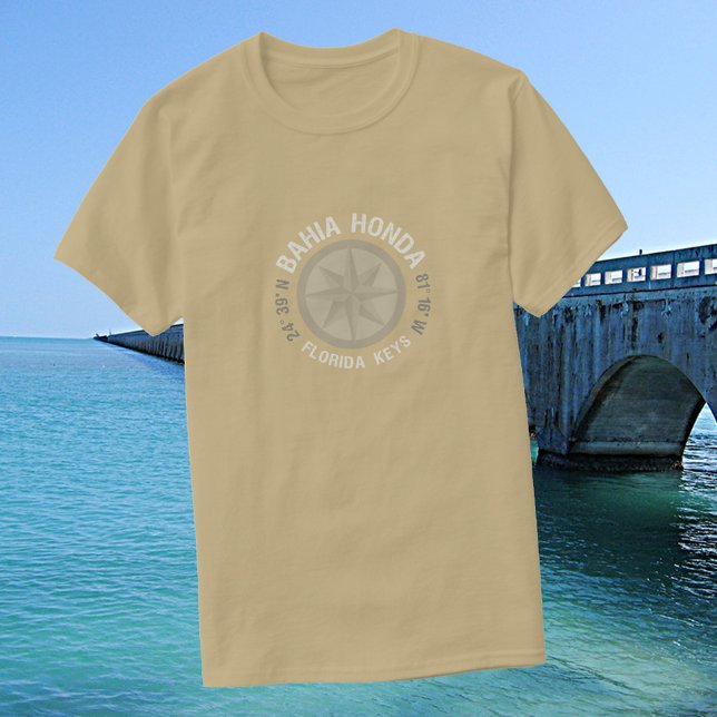 Bahia Honda Florida Keys nautische Breite T-Shirt (Von Creator hochgeladen)