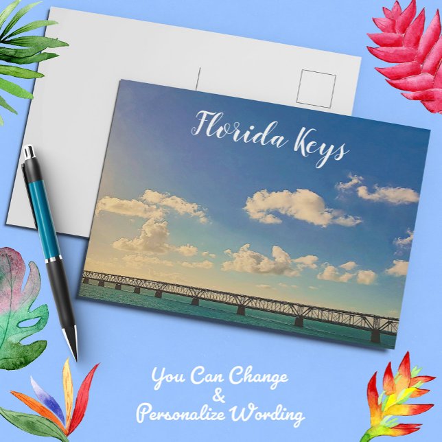 Bahia Honda Railroad Bridge Florida Keys Postkarte (Von Creator hochgeladen)