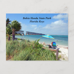 Bahia Honda Staat Park Florida Keys Postkarte