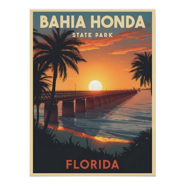 Bahia Honda State Park - Florida  Poster (Vorderseite)