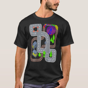 Bahn & Auto Play Mat Massage Zurück T-Shirt