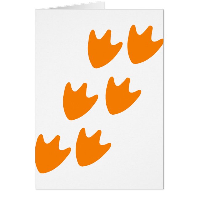 Bahn der Füße der Ente (Vorne)