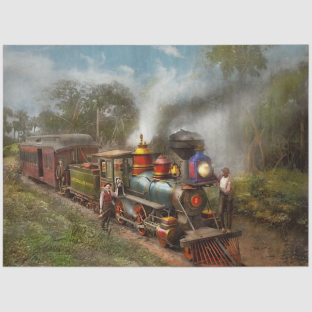 Bahn - Die Himmelsbahn 1896 Seidenpapier (Vorderseite)
