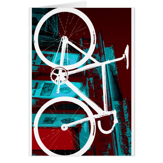 Bahn-Fahrrad Berlin - rotes Blau (Vorne)
