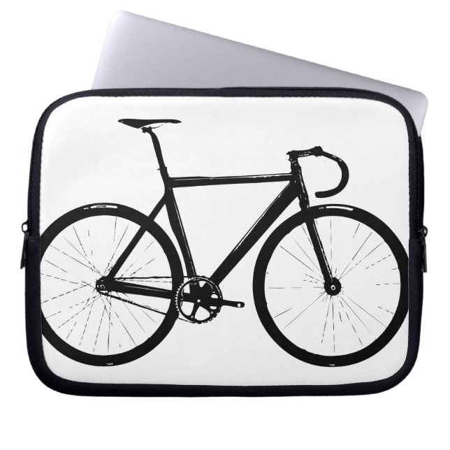 Bahn-Fahrrad Laptopschutzhülle (Vorderseite)