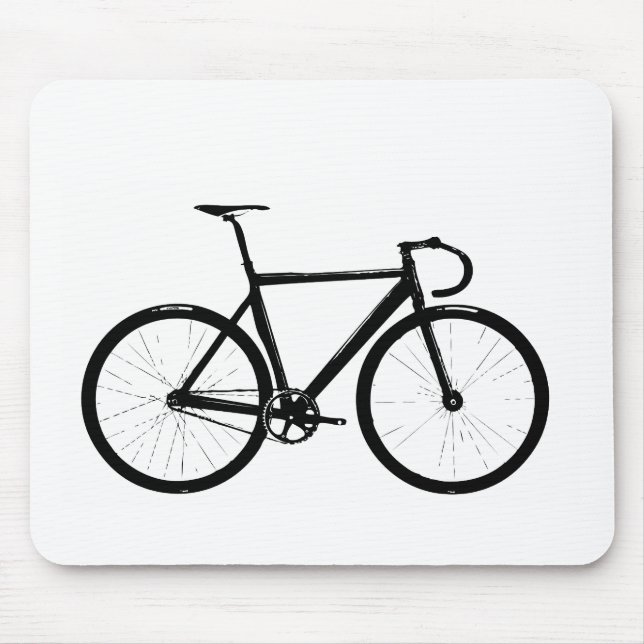 Bahn-Fahrrad Mousepad (Vorne)