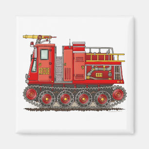Bahn-Löschfahrzeug-Quadrat-Magnet Magnet