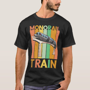 Bahn Vintage Retro Bahn Monorail Bahn T-Shirt