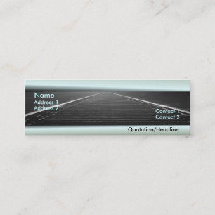 Bahnbetriebskarte Mini Visitenkarte