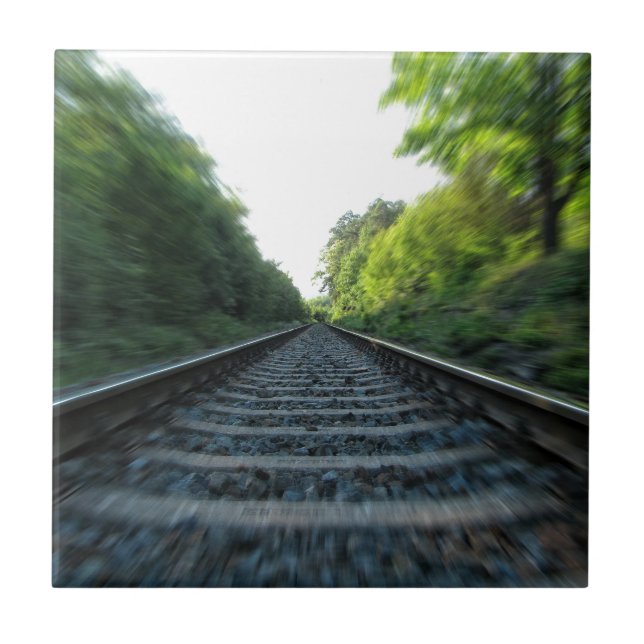 Bahngleise Fliese (Vorderseite)