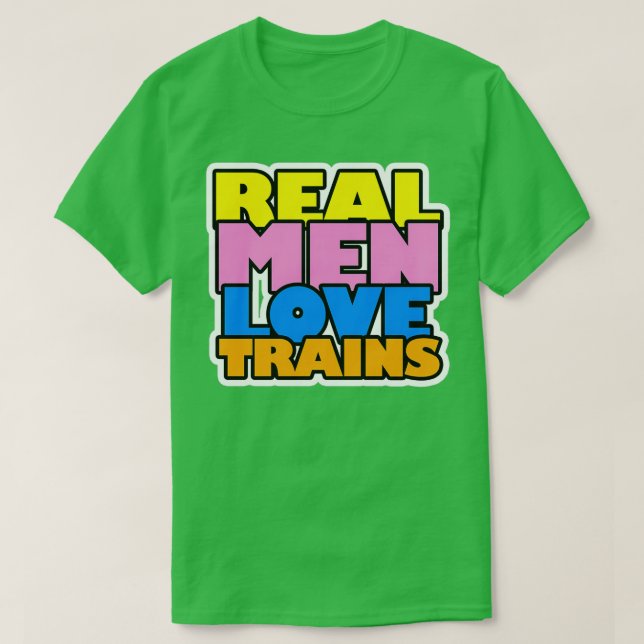 Bahngleise - Geschenk T-Shirt (Design vorne)