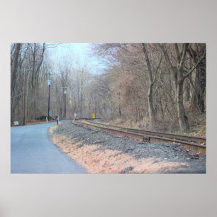 Bahngleise Poster