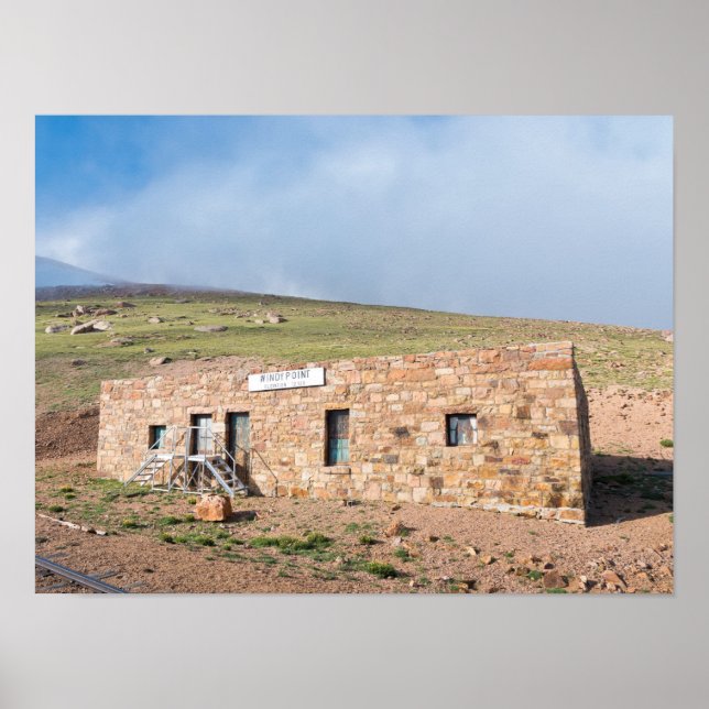 Bahnhof am Pikes Peak Poster (Vorne)