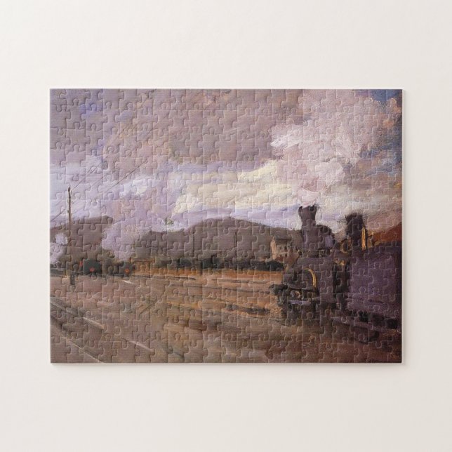 Bahnhof Argenteuil Monet Kunstvoll wandern im Vall Puzzle (Horizontal)