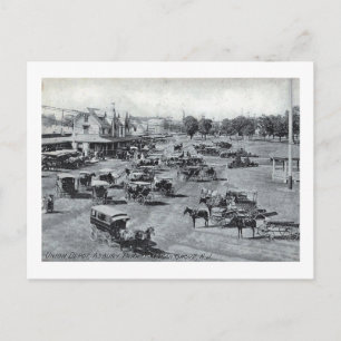 Bahnhof, Asbury Park, New Jersey Vintag Postkarte