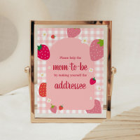 Bahnhof Berry Sweet Gingham Strawberry Envelope
