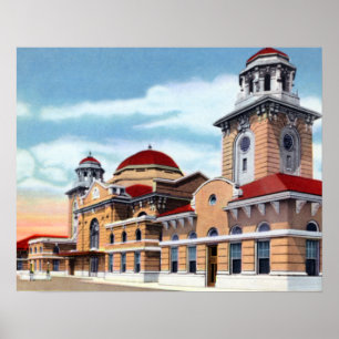 Bahnhof Birmingham Alabama Poster