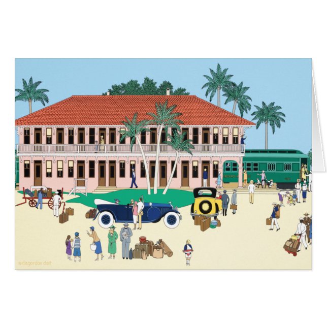 Bahnhof Boca Grande 1928 (Vorderseite (Horizontal))