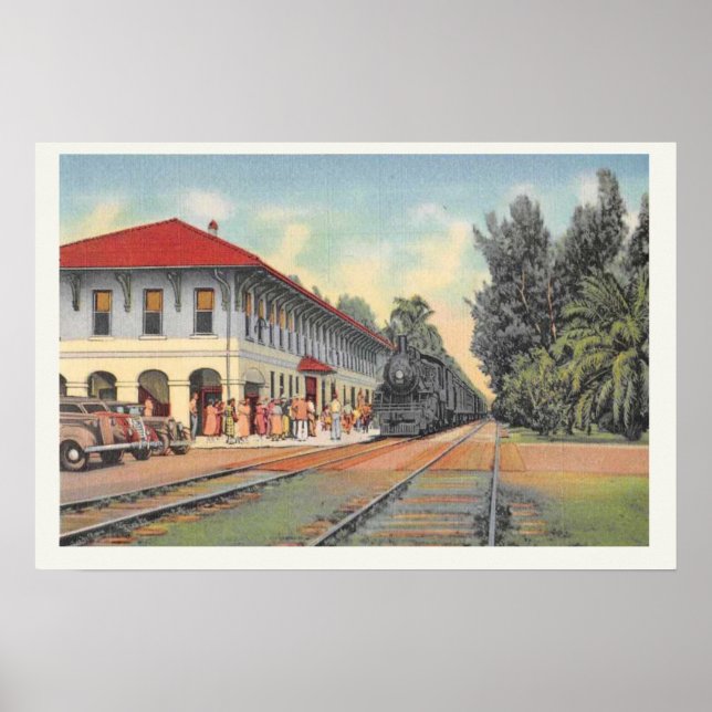 Bahnhof Boca Grande Poster (Vorne)
