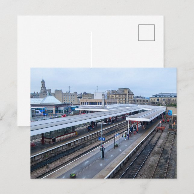 Bahnhof Bradford Interchange Postkarte (Vorne/Hinten)