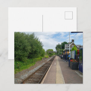 Bahnhof Brierfield, Lancashire Postkarte