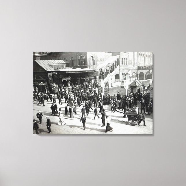 Bahnhof Broad Street, London, c.1890 Leinwanddruck (Vorderseite)