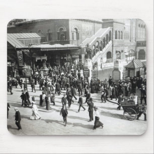 Bahnhof Broad Streets, London, c.1890 Mousepad