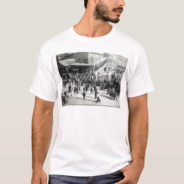 Bahnhof Broad Streets, London, c.1890 T-Shirt (Vorderseite)
