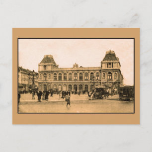 Bahnhof Brüssel, Horsecar Postkarte