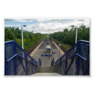 Bahnhof Burnley Rose Grove Fotodruck