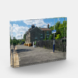Bahnhof Castleton Moor Fotoblock