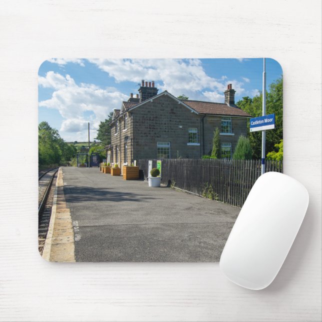 Bahnhof Castleton Moor Mousepad (Mit Mouse)