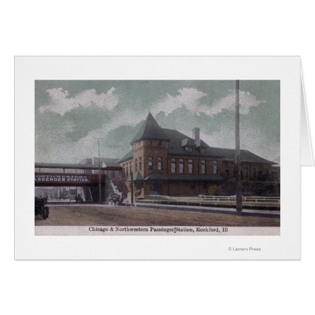 Bahnhof Chicago & Northwestern (Vorderseite (Horizontal))