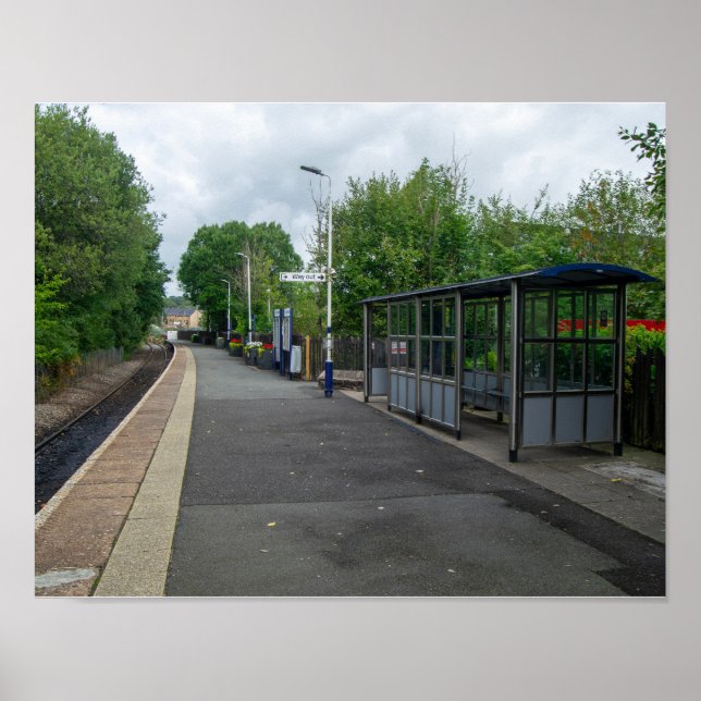 Bahnhof Colne, Lancashire Poster (Vorne)