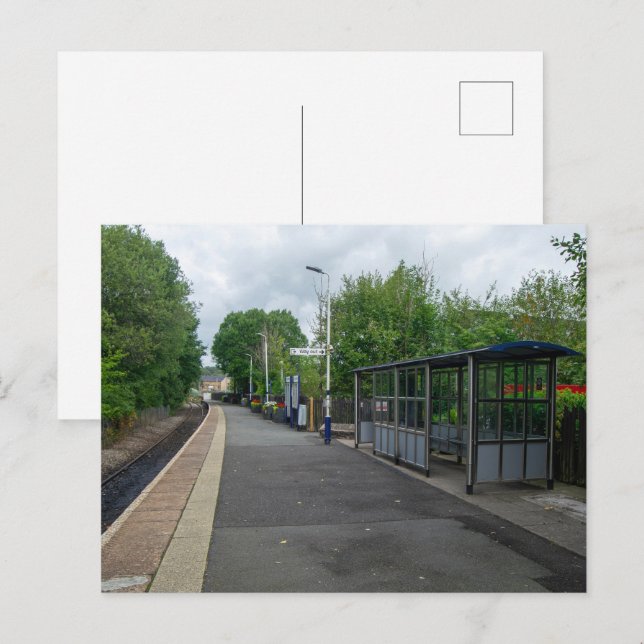 Bahnhof Colne, Lancashire Postkarte (Vorne/Hinten)