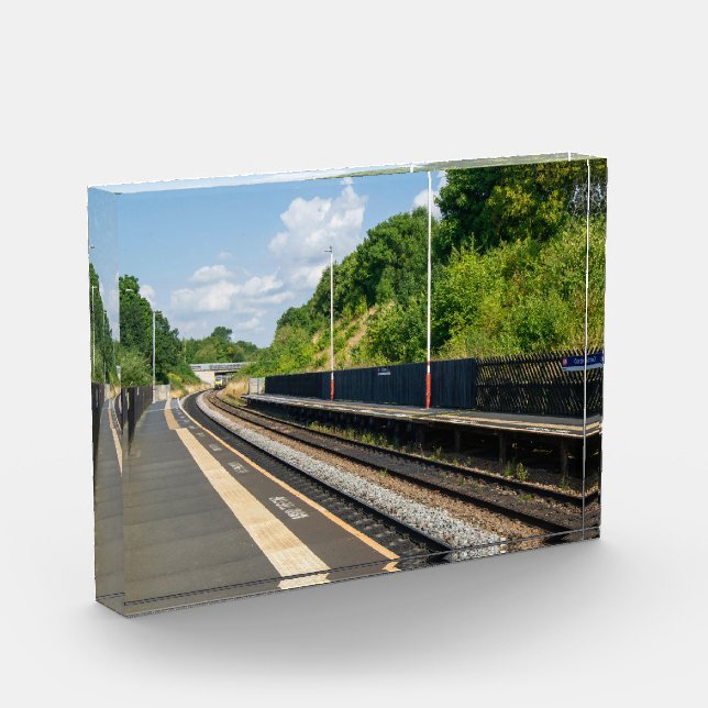 Bahnhof Cottingley, Leeds Fotoblock (Links)