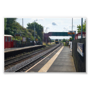 Bahnhof Cottingley, Leeds Fotodruck