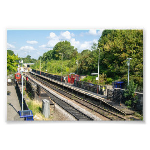 Bahnhof Cottingley, Leeds Fotodruck