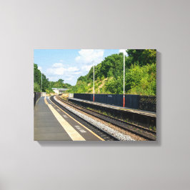 Bahnhof Cottingley, Leeds Leinwanddruck
