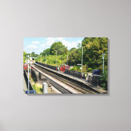 Bahnhof Cottingley, Leeds Leinwanddruck