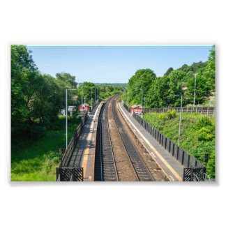Bahnhof Dachtton, Huddersfield Fotodruck