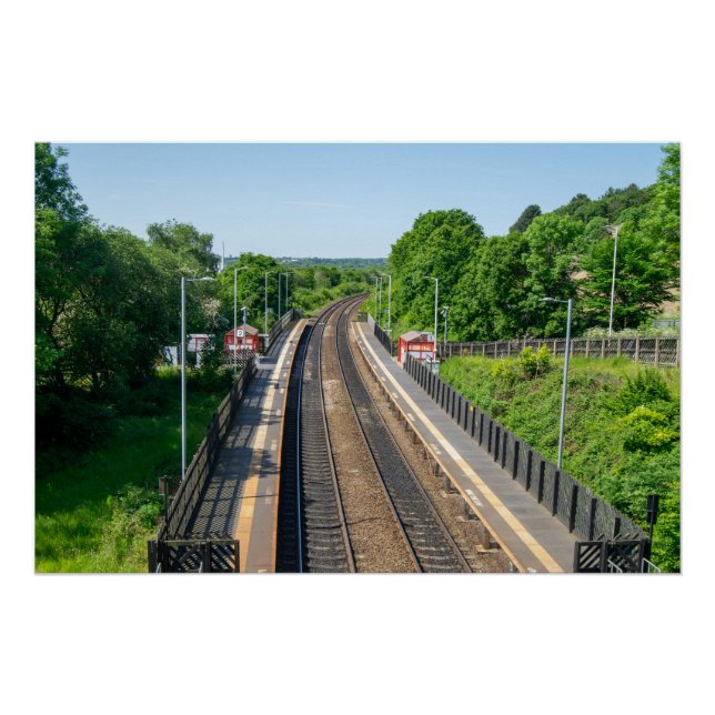 Bahnhof Dachtton, Huddersfield Poster (Vorderseite)