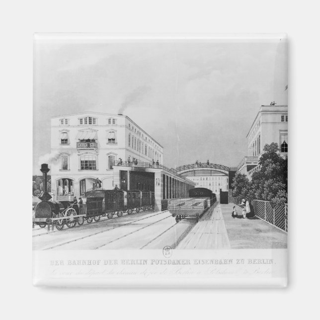 Bahnhof des Zuges Berlin-Potsdam Magnet (Vorne)